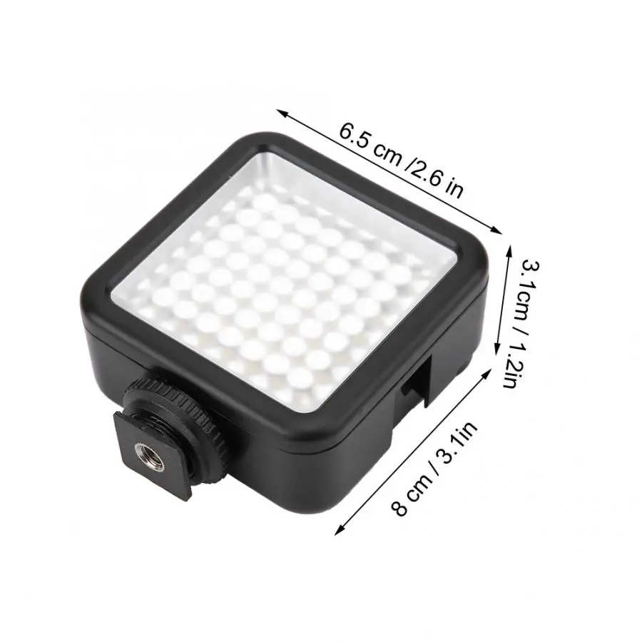 para ulanzi mini led câmera luz de vídeo lâmpada luz preenchimento iluminação foto para canhão para nikon sony câmera camcorder smartphones