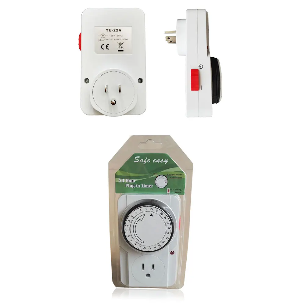 Timing Controller White Home Improvement Timed Relay Consumer Electronics Digital Timer Switch Programmable 24 Hours PC