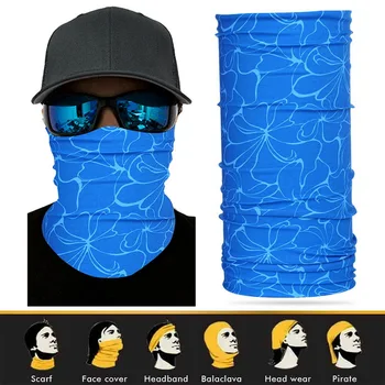 

2pcs Multifunctional Headwear Headband Bandana Magic Scarf Tube Mask Men Women Outdoor Sport Wristband Balaclava Headwrap Neck