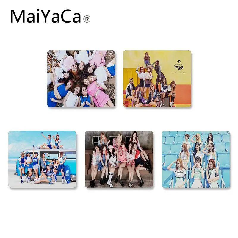 Игровой коврик для мыши MaiYaCa красивая двойная Мина МОМО Kpop девочек ноутбука