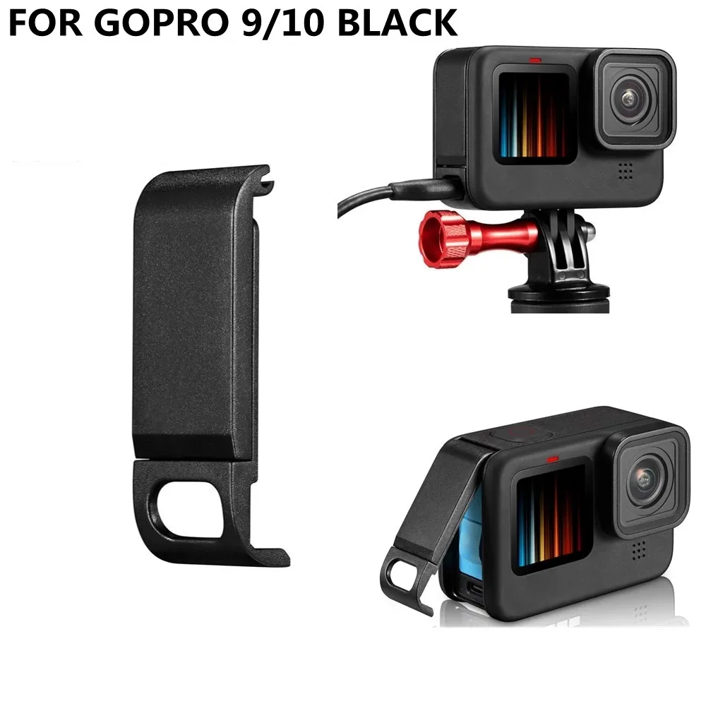 Battery Side Cover for GoPro Hero 10 9 Black Removable Door Lid Charging Case Port Go Pro Hero9 GoPro9 Accessories | Электроника