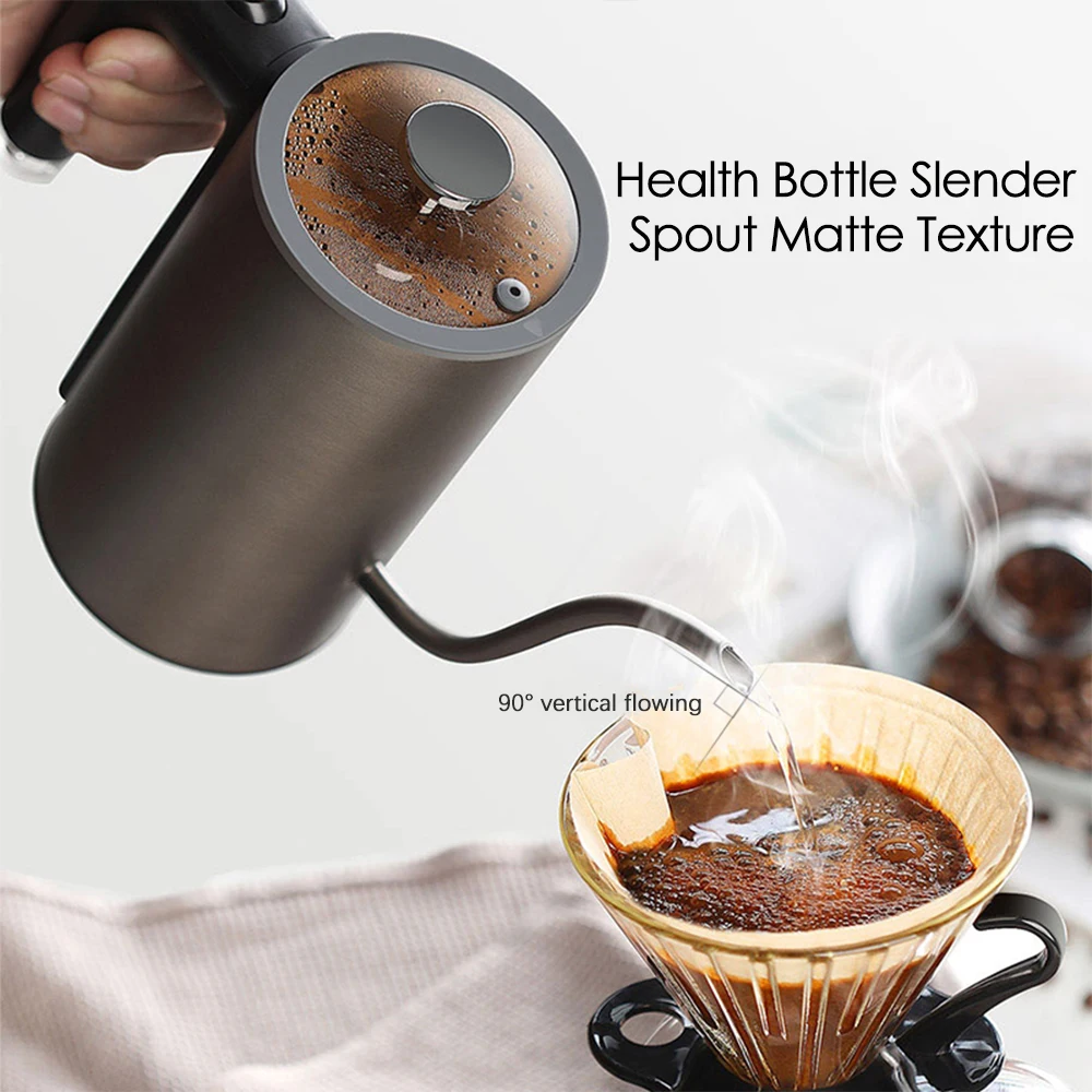 

Deerma 600ml DEM - SC006 Portable Electric Thermostat Anti-Scald Water Kettle 800W Health Bottle Slender Spout Matte Texture