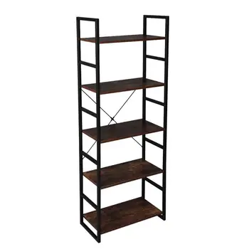 

1 Pc Open Storage Display Shelf Five Layers Fashion Bookcase Storage Floor Board Rack Household Funiture For Office Shop
