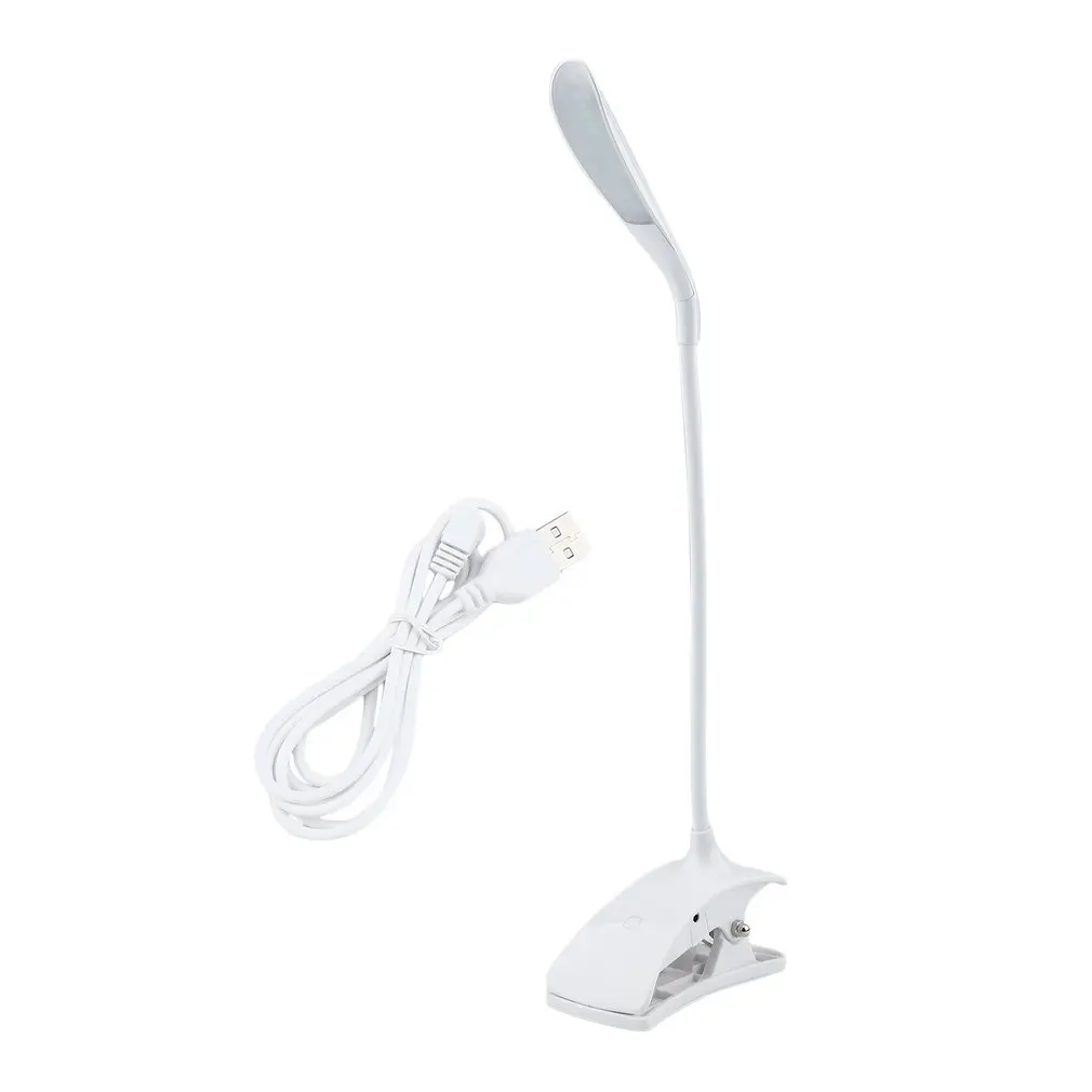 

ICOCO High Quality 14 LEDs Clip-On USB 3 Modes Dimmable 600LX 5500K-6000K Rechargeable Touch Sensor Reading Light Deak Lamp New