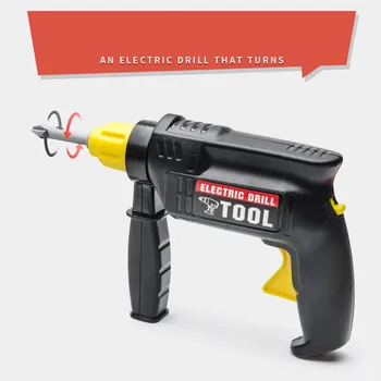 

Children's Play House Toy Boy Simulation Repair Tool Set Portable Tool Box Toy Toys for Boys Brinquedos Menino Kids Drill Scx10