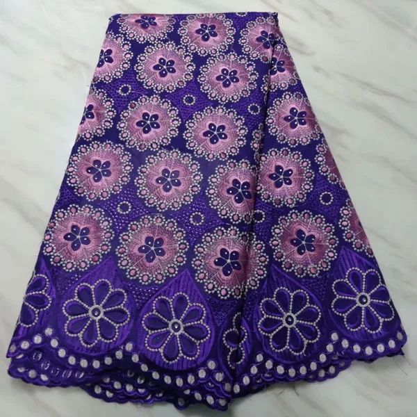 dark purple Бордовая Белая французская кружевная ткань с камнями Высокое качество африканская кружевная вышивка нигерийская кружевная ткань для одежды - Цвет: dark purple