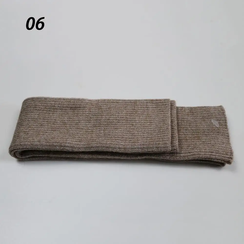 06-Camel Sparsil, женские осенние кашемировые вязаные перчатки длиной до локтя, одноцветные мягкие перчатки без пальцев 40 см, длинные теплые рукавицы handschoe Femal - Цвет: 06-Camel