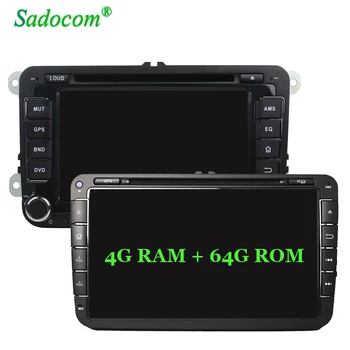 

IPS Android 9.0 4G + 64GB 8Core for VW PASSAT CC Tiguan Skoda Leon Golf Car DVD Player GPS Glonass map LTE Radio wifi car radio