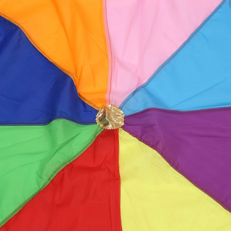 Most effective 3.6M Durable Children Play Colorful Rainbow Parachute Outdoor Team Game Parachute Kindergarten Kids