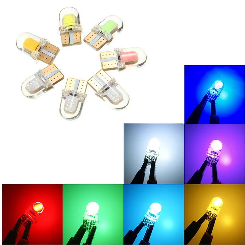

4PCS For Mitsubishi Lancer 10 ASX Pajero X Ford Focus 2 3 Fiesta Citroen C4 C5 C3 Car Door Inerior Clearance T10 LED Light