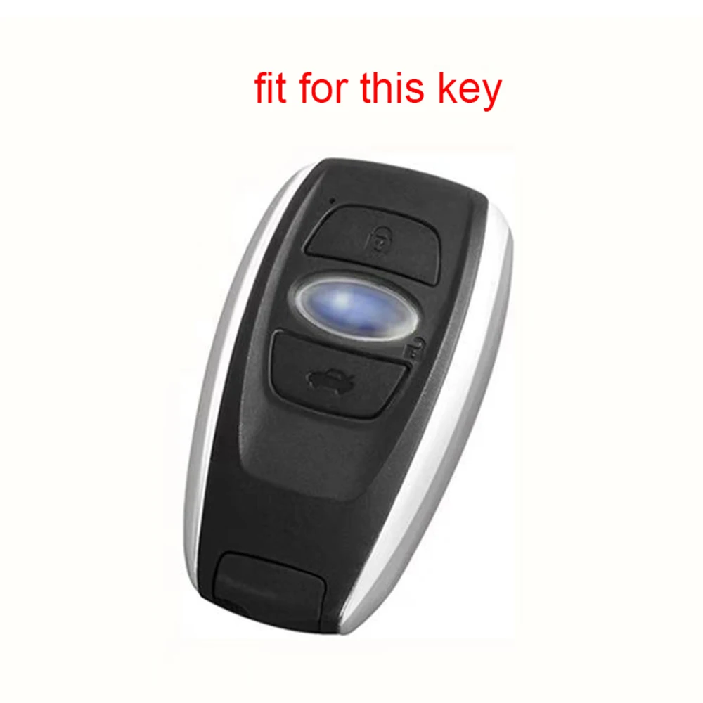 3 buttons silicone key holder keychain protective for Subaru XV SV Forester BRZ accessori car key case cover key case key case cover car key shell