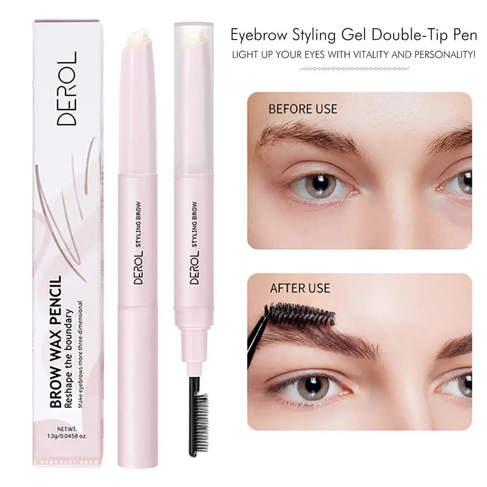 Eyebrow Gel Pencil Eyebrow Styling Pencil Wax Tint Pen And Brush