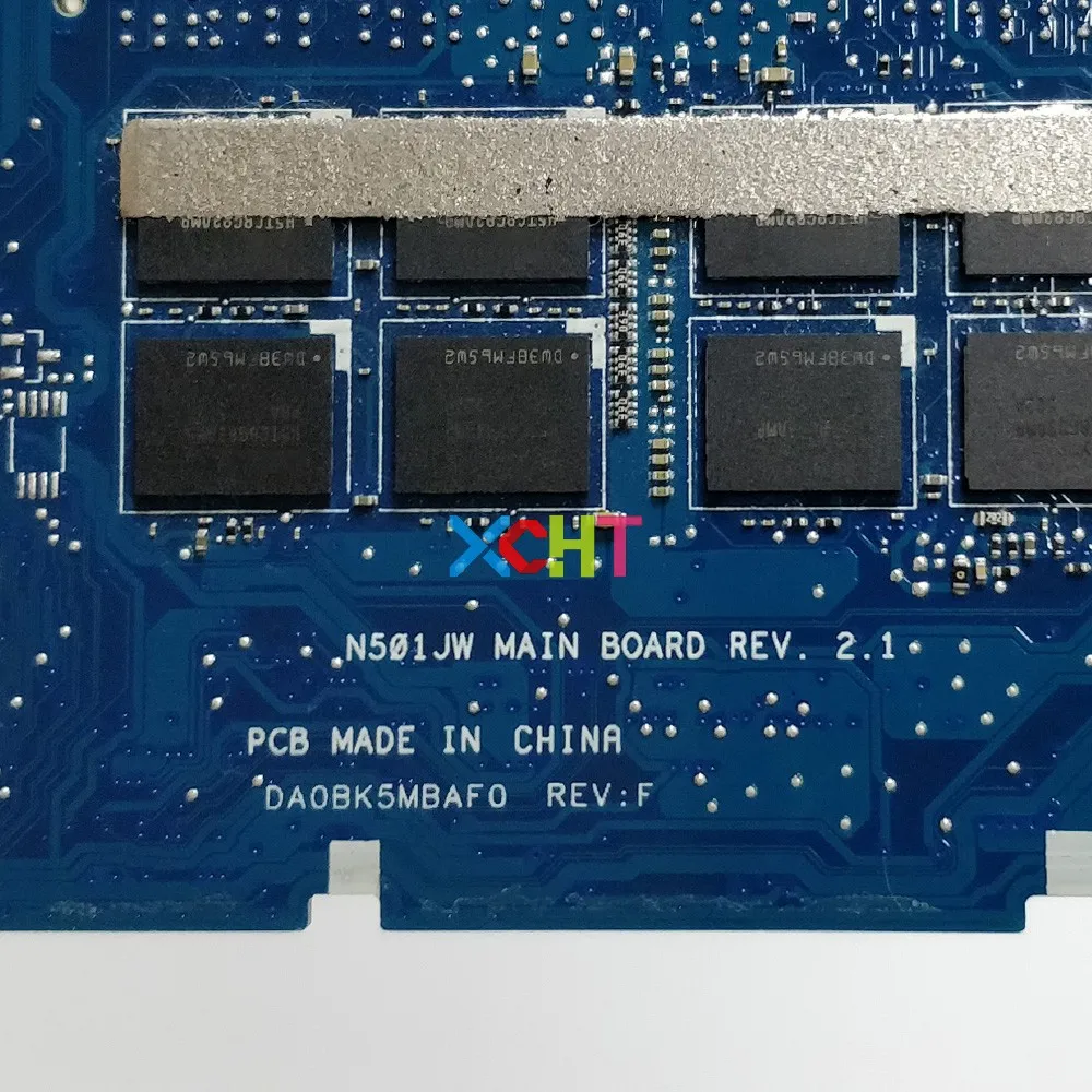awesome  N501JW MAIN BOARD REV. 2.1 DA0BK5MBAF0 w i7-4720HQ CPU w 8G RAM w N16P-GX-A2 GPU for Asus N501JW PC