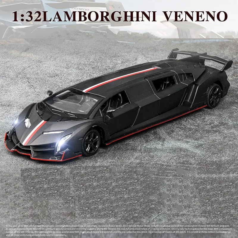 Diecasts& Toy Vehicles модель автомобиля Расширенный ядовитый 1:32 из металлического сплава моделирование оттягивание автомобилей игрушки для детей Подарки для детей