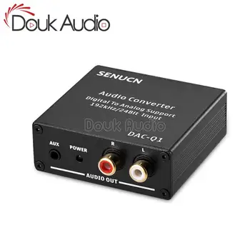

Douk Audio Digital SPDIF Toslink to Analog AUX Stereo Audio L/R RCA Converter Adapter 192K