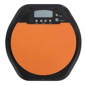 

8 Inch Practice LCD Diaplay Count Instruments Parts Metronome 2 In 1 Beginner Battery Powered Digital Drum Dumb Pad Beat Trainer