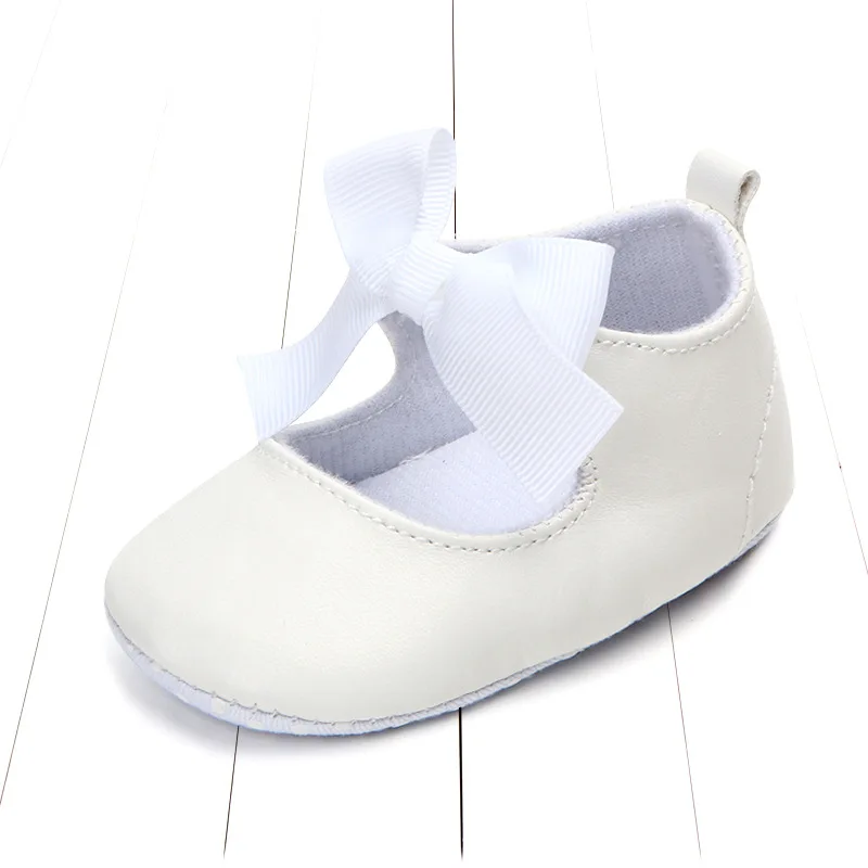 LOOZYKIT/Обувь для маленьких девочек; обувь для малышей; нескользящая однотонная обувь с бантом; обувь для новорожденных; обувь для крещения; аксессуары для одежды; мокасины для младенцев