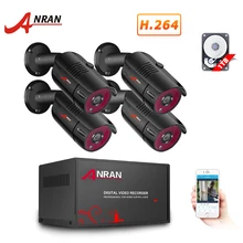 AHD 4CH DVR CCTV система безопасности 1080P ИК Ночное Видение для помещений и улицы AHD камера система аналоговая HD система видеонаблюдения