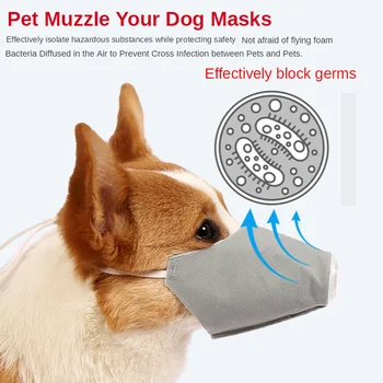 

Epidemic Prevention Supplies Dog Dustproof Anti Haze Masks Epidemic Prevention Mask Protective Dog Mouth Cover Pet Dog Mask