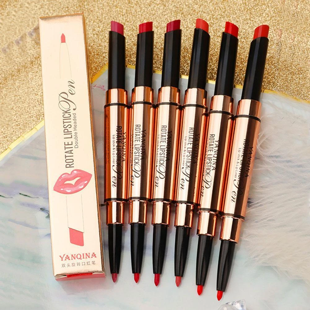 Lip Liner Lipstick Pen Matte Crayon A Levres Waterproof Lady Sexy