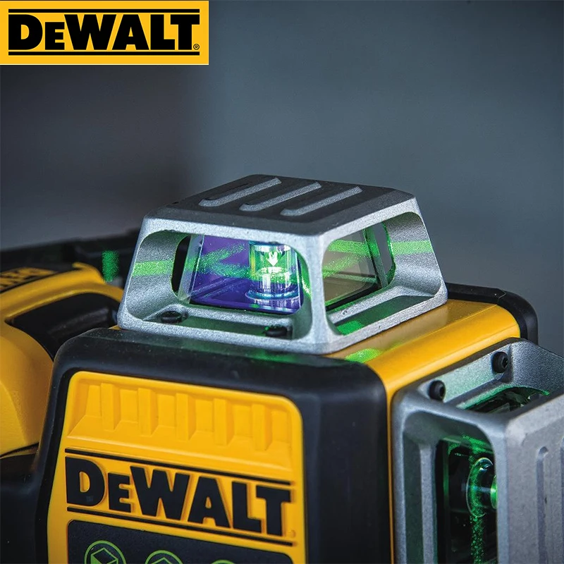 DEWALT DW089LG 12 Lines Laser Level 12V Lithium Battery 3 Sides*360 Degree Vertical Horizontal Green Light Level Meter Outdoor