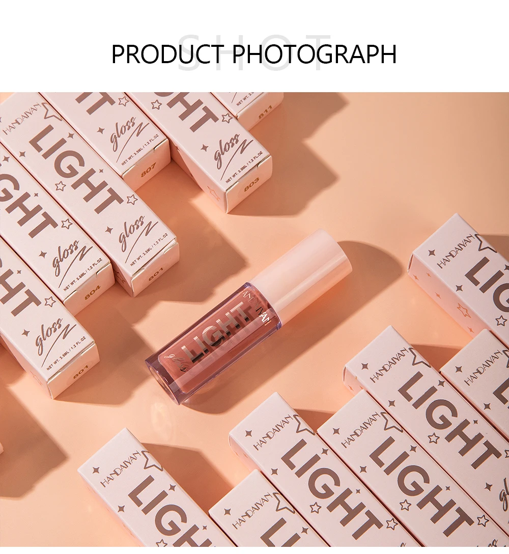 Description Picture 6 of itemMirror Pearl Lip Gloss Waterproof Lasting Moisturizing Glitter Lip Glaze Women Shimmer Plumping Lip Makeup Cosmetics 12 Colors