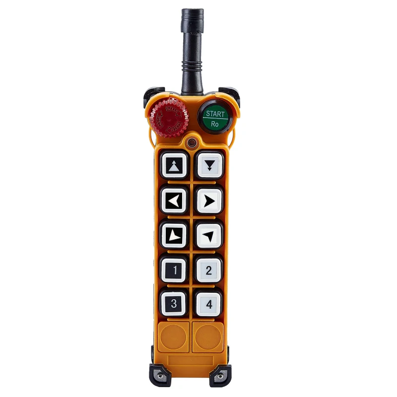 Telecontrol 10 keys industrial radio crane remote control transmitter emitter enclosure box for F26-B1 F26-B2 F26-B3