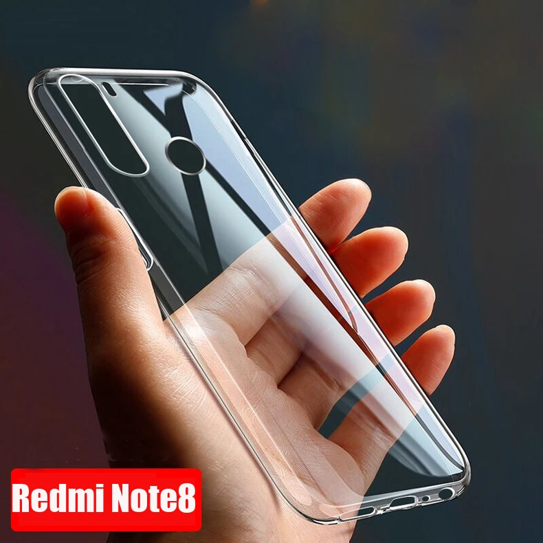 Xiaomi Redmi 8A мягкий чехол Redmi 8A ультра тонкий мягкий прозрачный чехол из ТПУ для Xiaomi Redmi 8 7A Note 8T Pro прозрачный силиконовый чехол - Цвет: Redmi Note 8