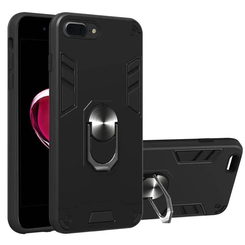 

Silicon Cover For IPhone 8 Shockproof Phone Case For IPhone 6 6S 7 6 Plus 6S Plus 7 Plus 8 Plus Luxury Magnet Metal Cases Cover