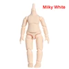 11cm obitsu11 1/12bjd Nude Baby Dolls Moveable Jointed 19 Joints ob11 BJD Doll YMY,GSC White Skin Body Fashion Dolls With Hand 5