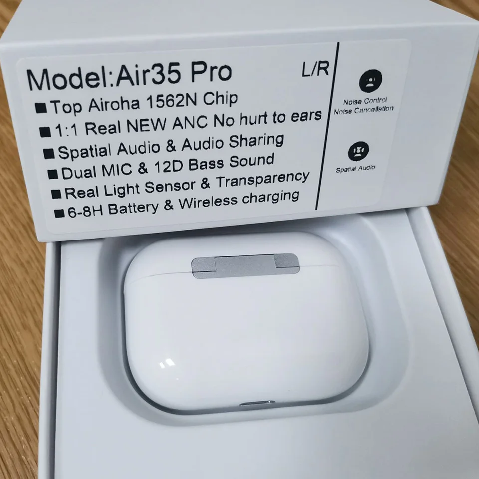 Air35 Pro PK Air30 TWS 45DB ANC беспроводные наушники Bluetooth 5 2 наушники-вкладыши с супер басами