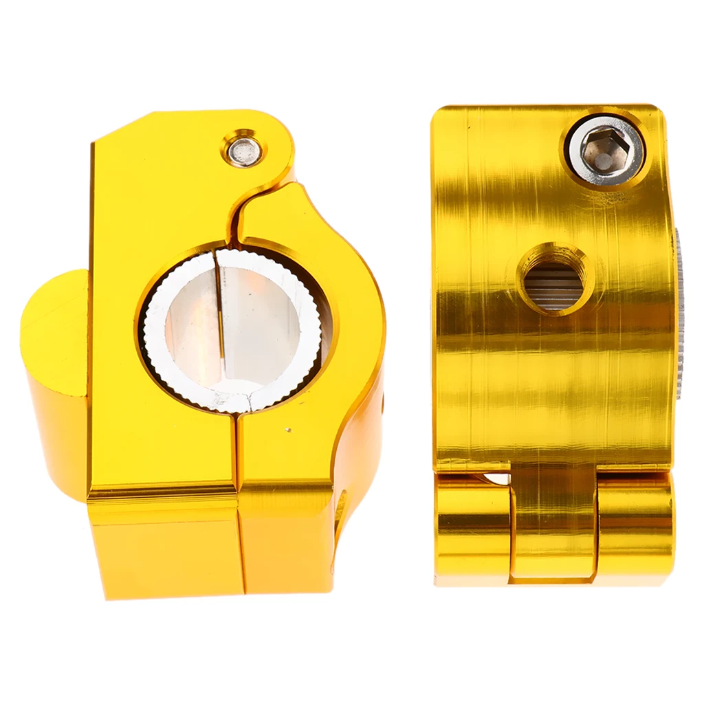 Motorbike Handlebar Risers Universal Motorcycle Handlebars Fit for 22mm - 28mm Aluminium Alloy Durable Bars Clamp