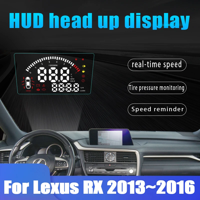 Безопасное вождение экран полная функция OBD для Lexus RX 2013 автомобилей HUD Дисплей проектор лобовое стекло