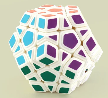 Новое поступление Cubing классная магический куб скоростной куб Twisty головоломка игрушка для начинающих-черная на основе - Цвет: Белый
