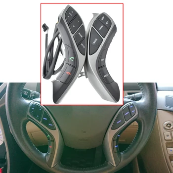 

For H-yundai Elantra 2012 -2016 Steering Wheel Button Audio Volume Switch Cruise Remote Control Handsfree Steeringwheel Button