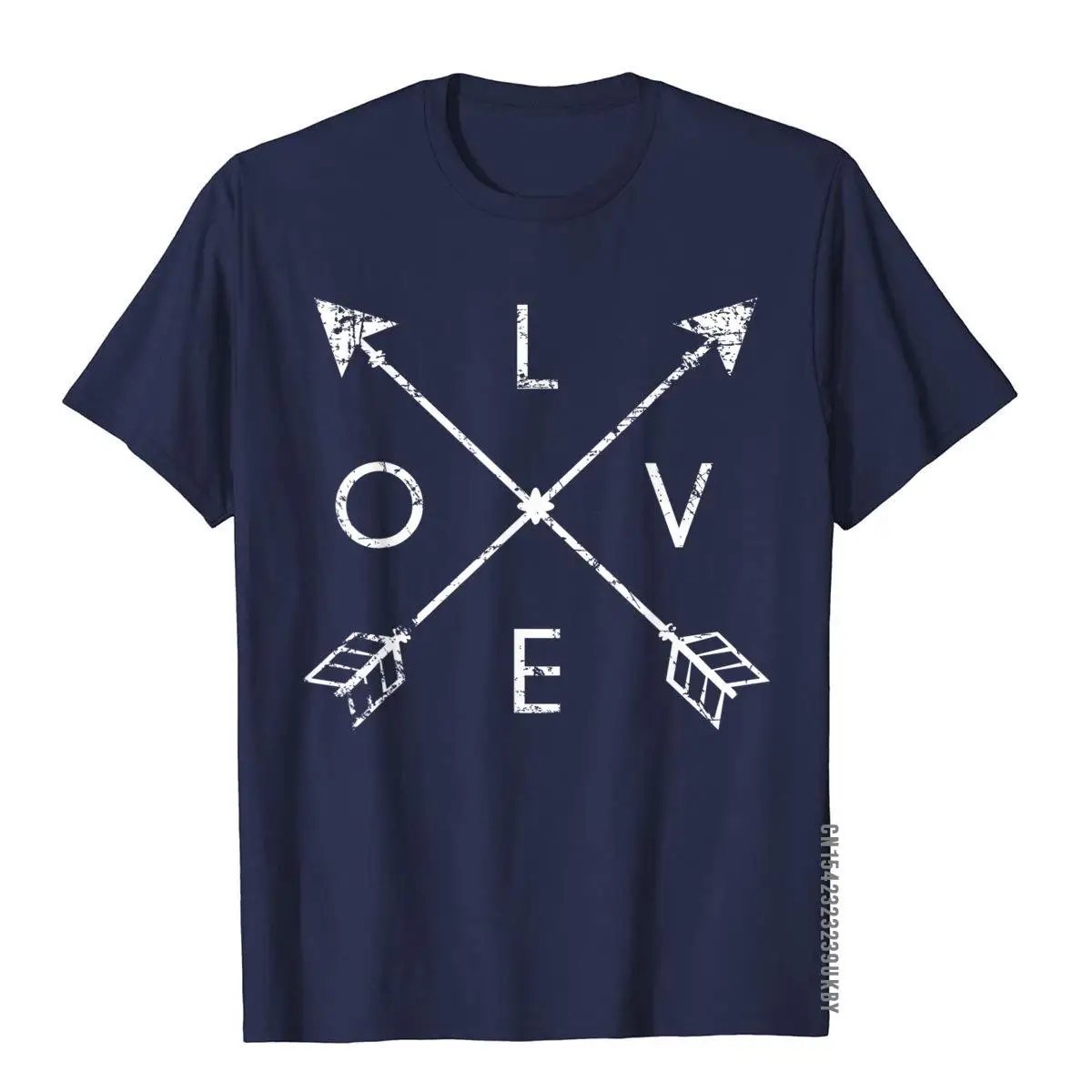 LOVE Tribal Arrows Shirt Cute Positive Vibes Love Gift__A9886navy