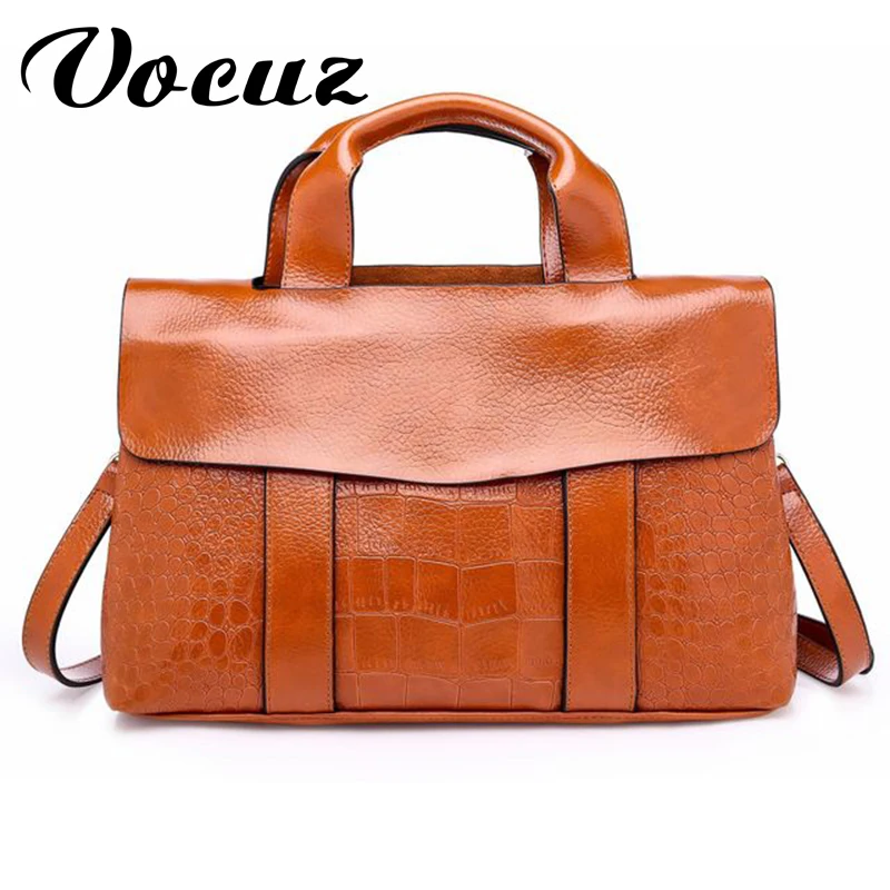 

VOCUZ Women's bag European and American fashion handbag briefcase simple wild diagonal bag shoulder bag 2020 new bags for women