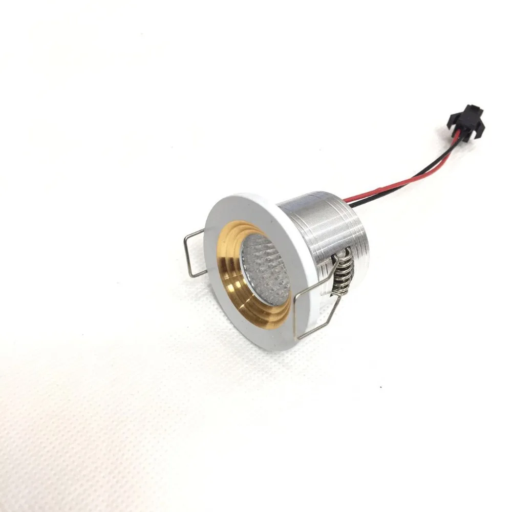 DC12V Светодиодный точечный мини-светильник, 20 шт., лампа для шкафа, 3 Вт, высокая мощность, светодиодное теплое белое Внутреннее освещение
