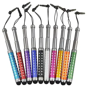 

Retractable Stylus Pens Crystal Design x 10 - Suitable for Smartphones and Tablets