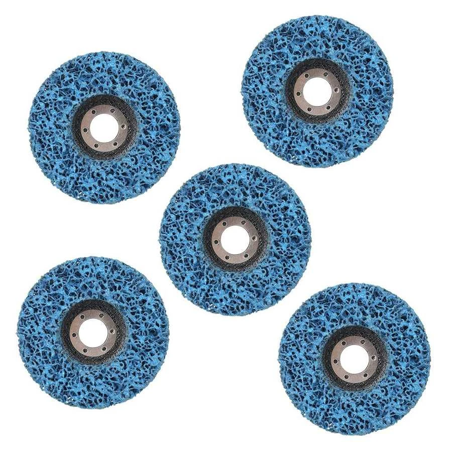 4" 5" 100mm 125mm Poly Strip Wheel Paint Rust Removal Quality Angle Grinder Disc