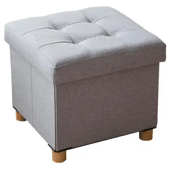 

Simple Shoes Changing Stool Shoes Cabinet Clothing Store Sofa Stool Domestic Bed End Storage Stool Storage Box Can Sit On