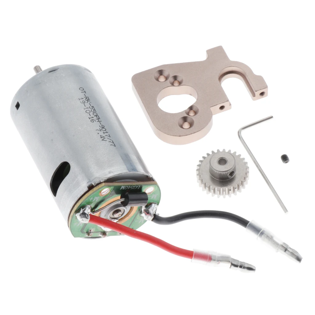 RC Car Spare Parts 144001 550 Brushed Motor Mount Base for Wltoys 1/14 RC Car