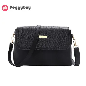 

PU Leather Messenger Bags for Women Square Casual Mother Solid Color Shoulder Simple Flap Crossbody Handbag