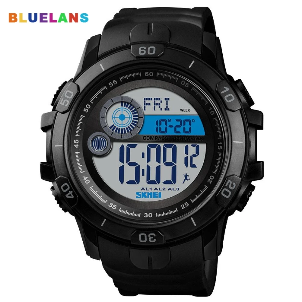 

Hot SKMEI Sport Compass Waterproof Week Date Display Electronic Digital Wrist Watch
