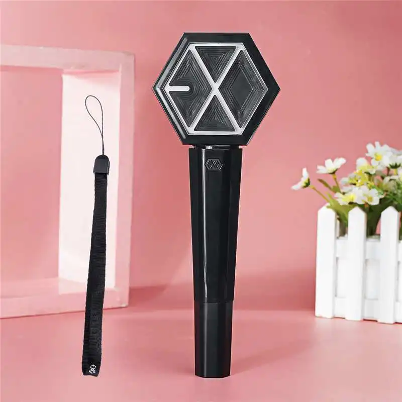

Kpop EXO-Love Light Stick EXO Concert In Dome EXO Ver 2.0 Lamp Glow Light Stick Black Kpop Collection Gifts Action Figure Toy