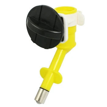 

Cage Mount Pet Dog Puppy Drinking Feeding Hanging Water Bottle Head Yellow