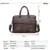 JEEP BULUO Brand Man Business Briefcase Bag Split Leather Высокое Качество Мужские офисные Сумки для 14-дюймового ноутбука A4 File Causel Male