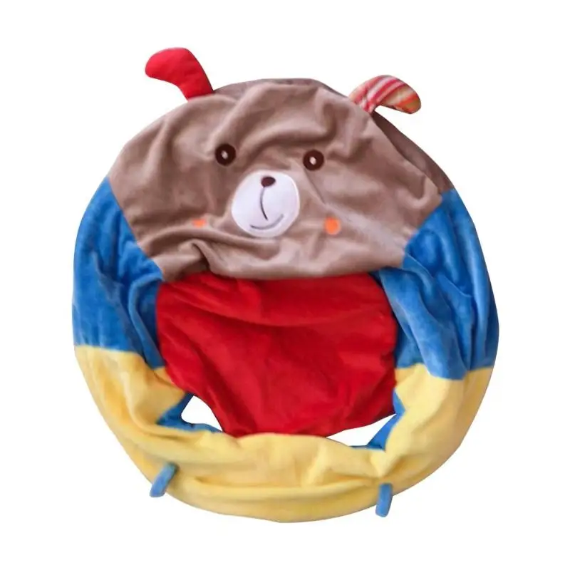 Baby Seats Cartoon Animal Plush Filler Cushion Sofa Infants Car Travel Sit Feeding Support for Children Sit Trainer Dropshipping - Цвет: 1