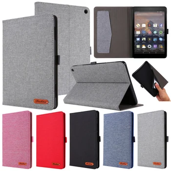 

For Amazon fire HD 8/8 Plus 2020 Tablet With Card Slot Protective Shell Leather + TPU Flip Case Bracket Durable Shockproof Cover