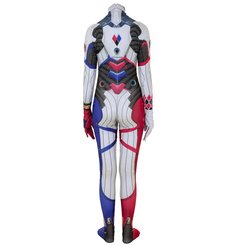 Харли Квинн Отряд Самоубийц D. VA кожи косплей костюм супергерой zentai боди костюм комбинезоны